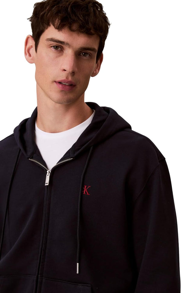 Calvin Klein Jeans Felpa Zip Uomo Mod. LV04RD24OG CEF Blu