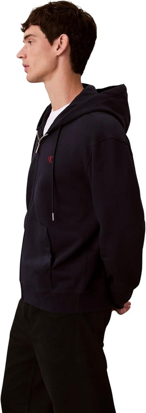 Calvin Klein Jeans Felpa Zip Uomo Mod. LV04RD24OG CEF Blu