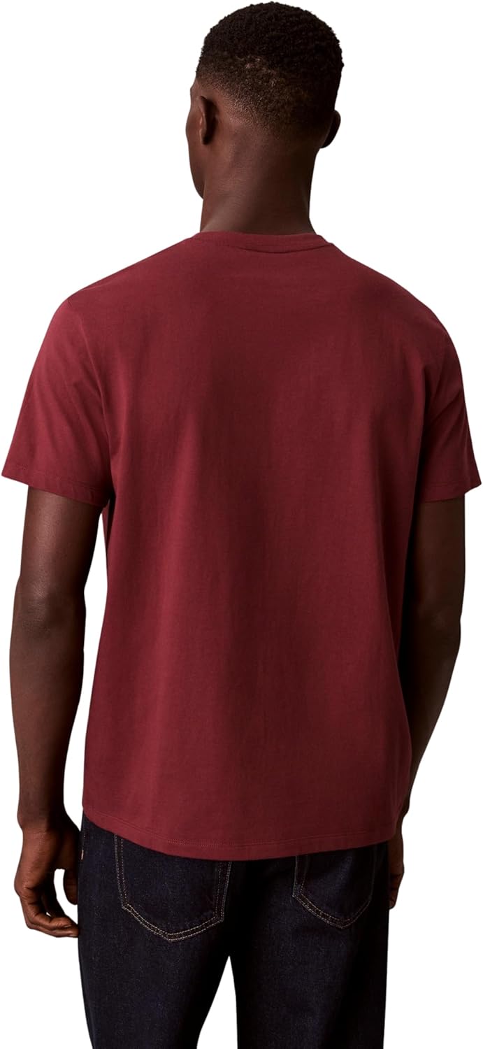 Calvin Klein Jeans T-shirt Uomo Mod. LV04RD254G 5FF Bordeau