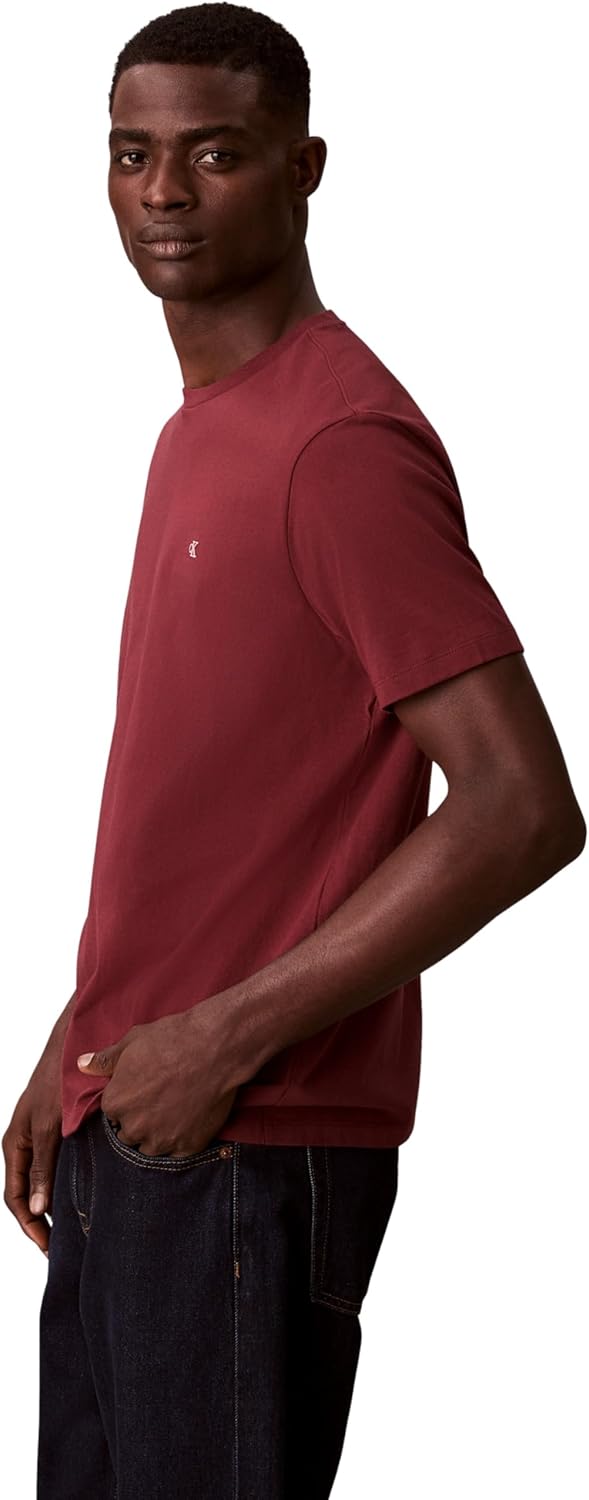 Calvin Klein Jeans T-shirt Uomo Mod. LV04RD254G 5FF Bordeau
