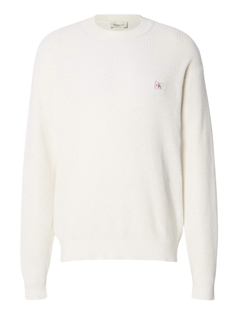 Calvin Klein Jeans Maglione Girocollo Uomo Mod. LV04RD313G YAS Bianco