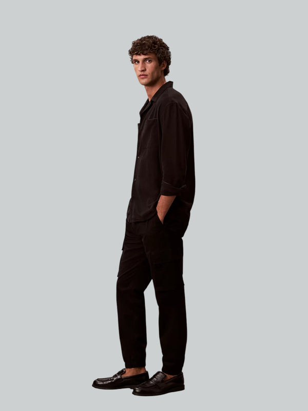 Calvin Klein Jeans Pantalone Cargo Uomo Mod. LV04RD608G UB1 Nero