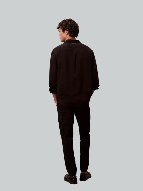 Calvin Klein Jeans Pantalone Cargo Uomo Mod. LV04RD608G UB1 Nero