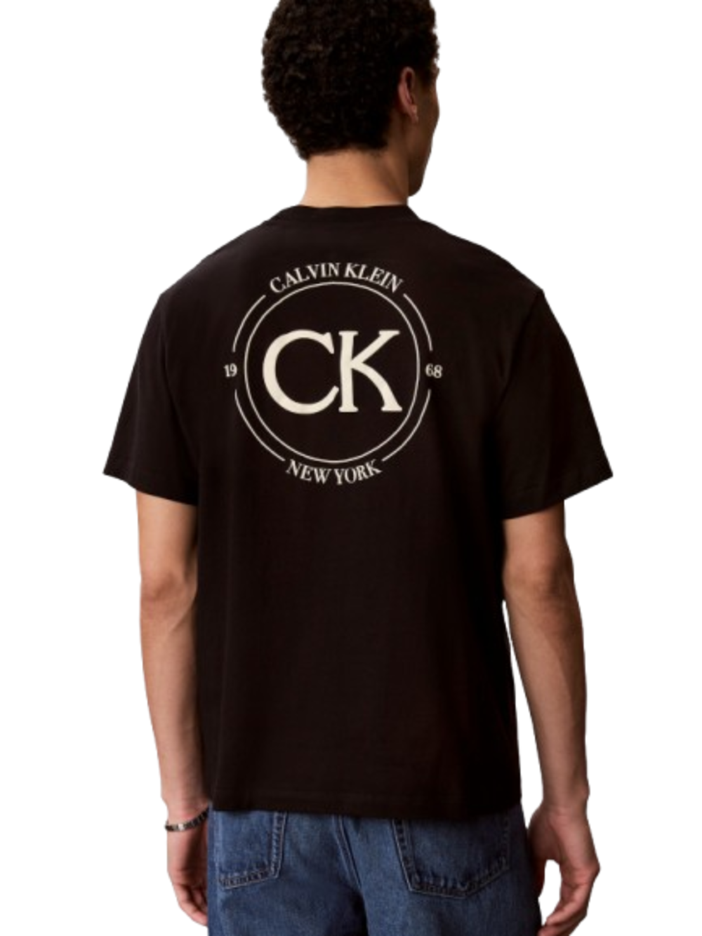 Calvin Klein Jeans T-shirt Uomo Mod. LV04RE825G UB1 Nero