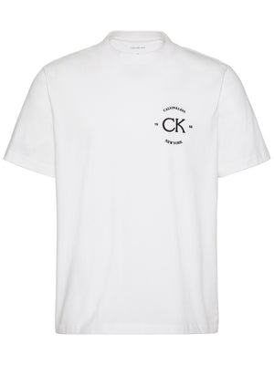 Calvin Klein Jeans T-shirt Uomo Mod. LV04RE825G YAF Bianco