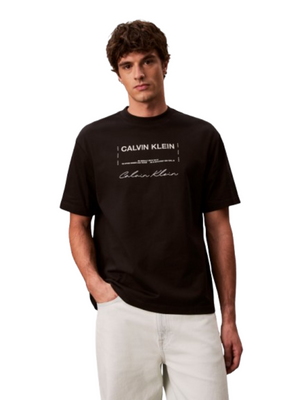 Calvin Klein Jeans T-shirt Uomo Mod. LV04RE827G UB1 Nero