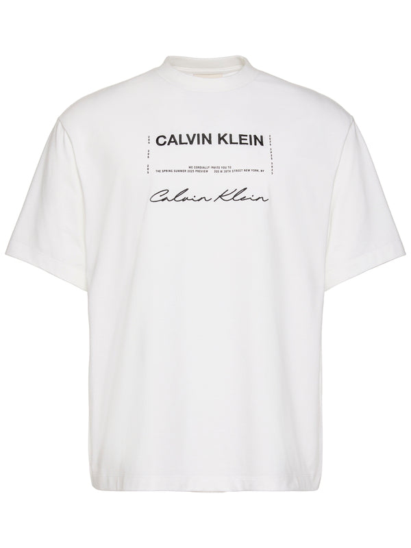 Calvin Klein Jeans T-shirt Uomo Mod. LV04RE827G YAF Bianco