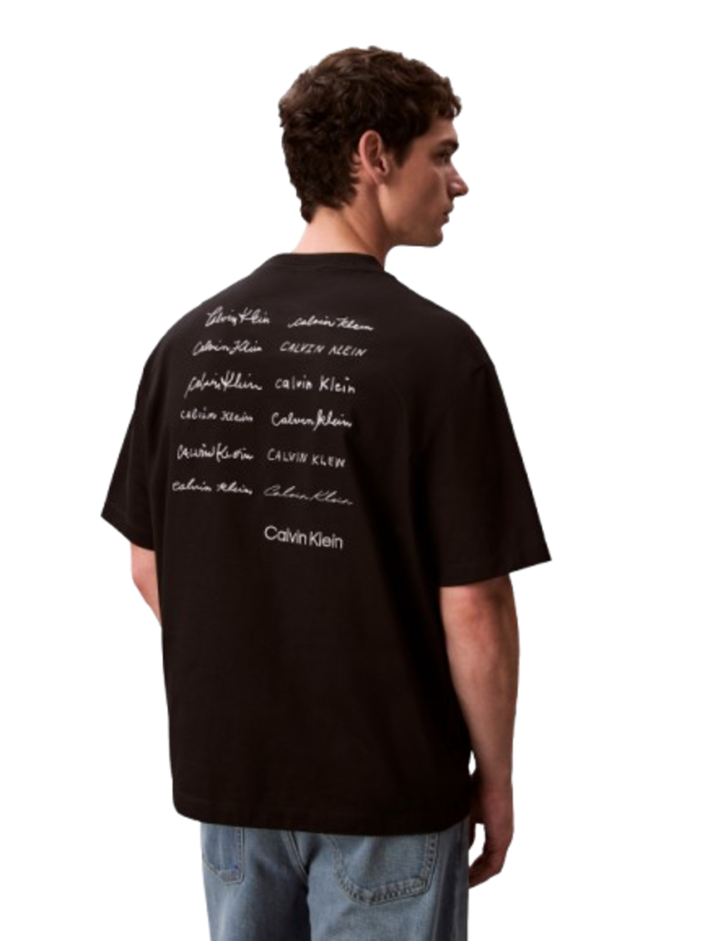 Calvin Klein Jeans T-shirt Uomo Mod. LV04RE828G UB1 Nero