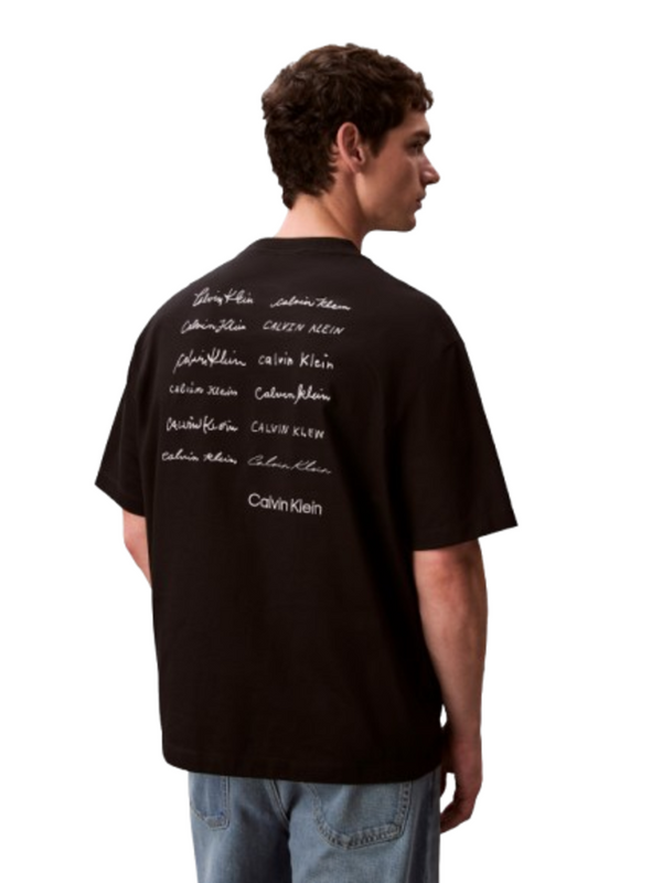 Calvin Klein Jeans T-shirt Uomo Mod. LV04RE828G UB1 Nero