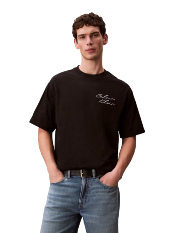 Calvin Klein Jeans T-shirt Uomo Mod. LV04RE828G UB1 Nero