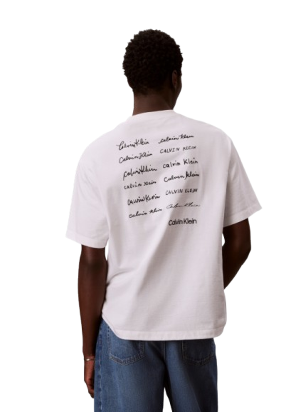 Calvin Klein Jeans T-shirt Uomo Mod. LV04RE828G YAF Bianco