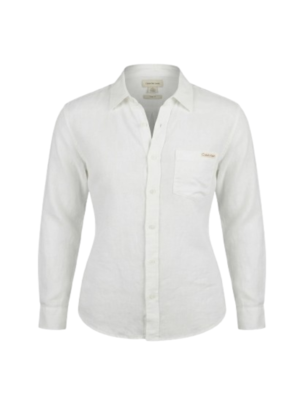Calvin Klein Jeans Camicia Manica Lunga Uomo Mod. LV04RF121G LI-VI YAA Bianco