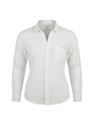 Calvin Klein Jeans Camicia Manica Lunga Uomo Mod. LV04RF121G LI-VI YAA Bianco