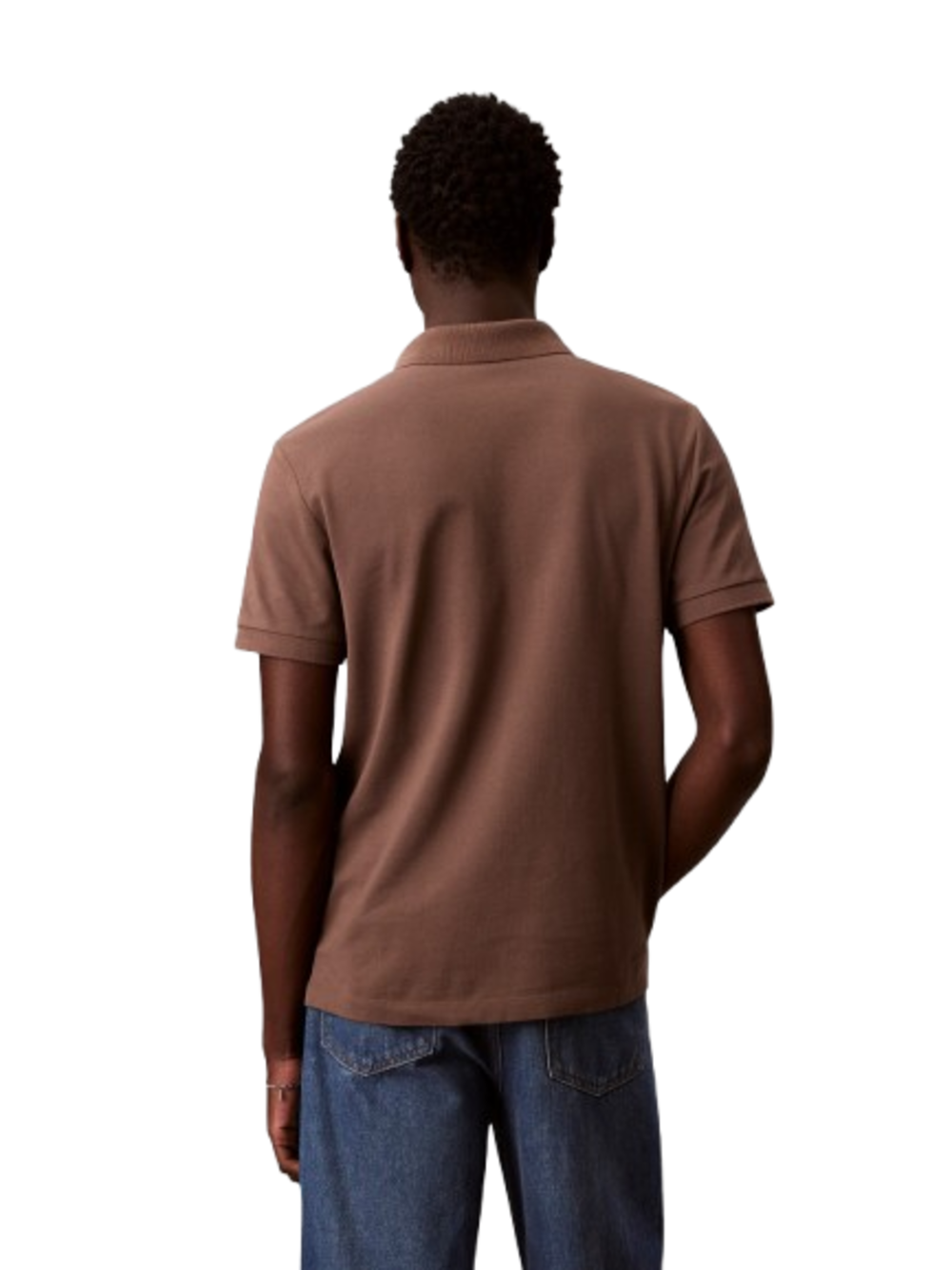 Calvin Klein Jeans Polo M/C Uomo Mod. LV04RF215G WARM OAK 9O9 Moro