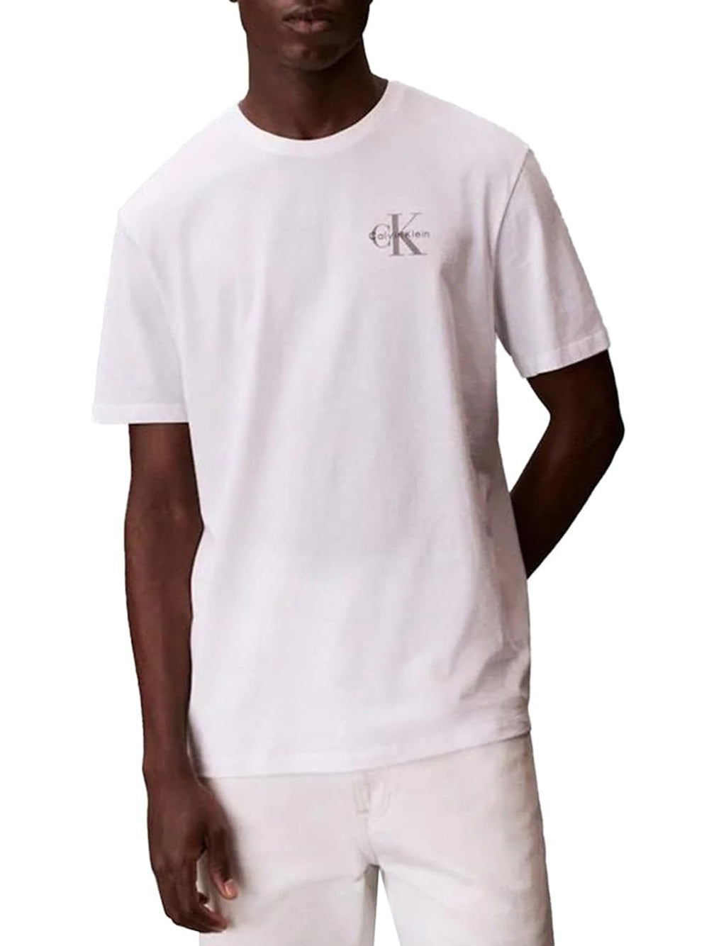Calvin Klein Jeans T-shirt Uomo Mod. LV04RF278G YAF Bianco