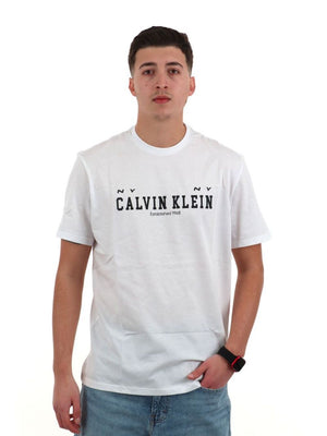 Calvin Klein Jeans T-shirt Uomo Mod. LV14RE817G YAA Bianco