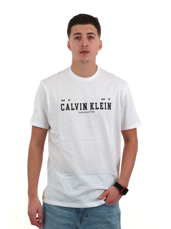 Calvin Klein Jeans T-shirt Uomo Mod. LV14RE817G YAA Bianco