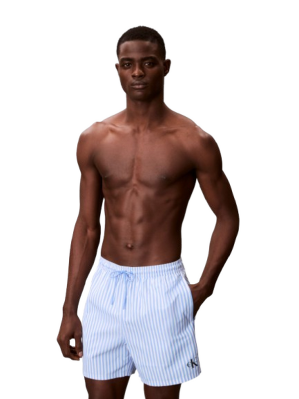 Calvin Klein Short Mare Uomo Mod. LV00N61045 RIGA SNE Celeste