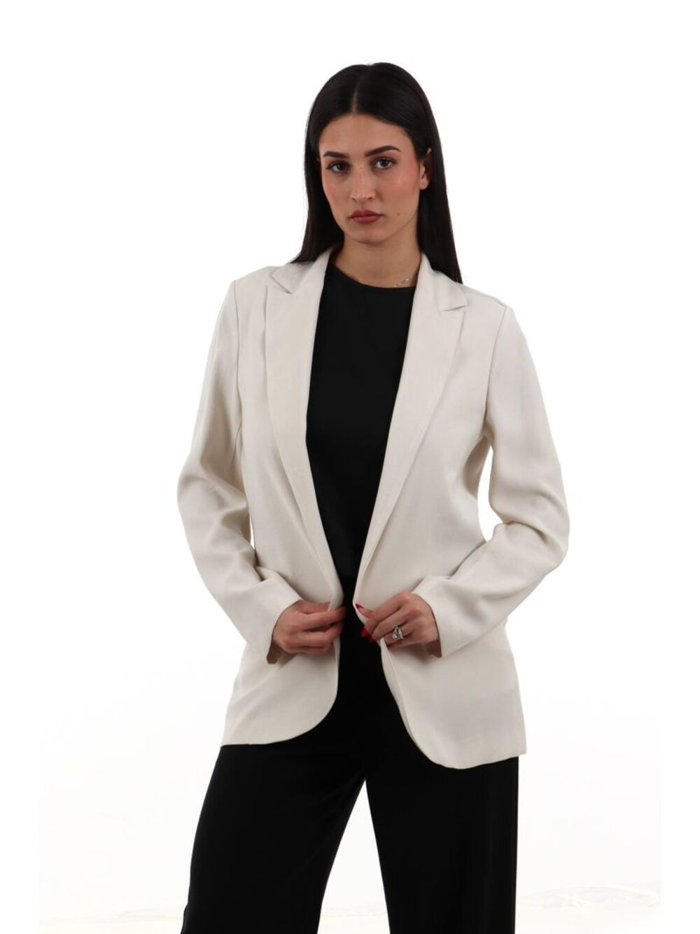 CHORAL Giacca Donna Mod. PE26234 AR PANNA Panna