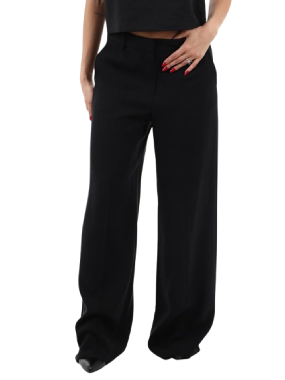 CHORAL Pantalone Donna Mod. PE26235 AR NERO Nero