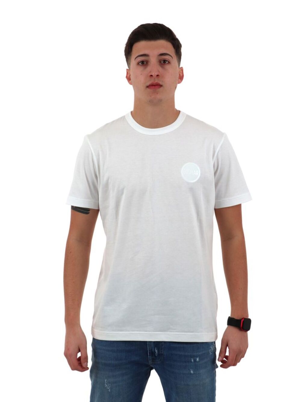 Colmar T-shirt Uomo Mod. 7555 6SH 01 Bianco
