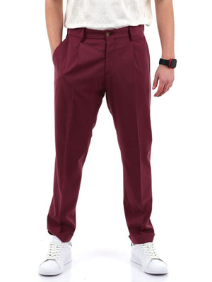 DANIELE ALESSANDRINI Pantalone Uomo Mod. DUPL0009 PL0072 5003 Bordeau