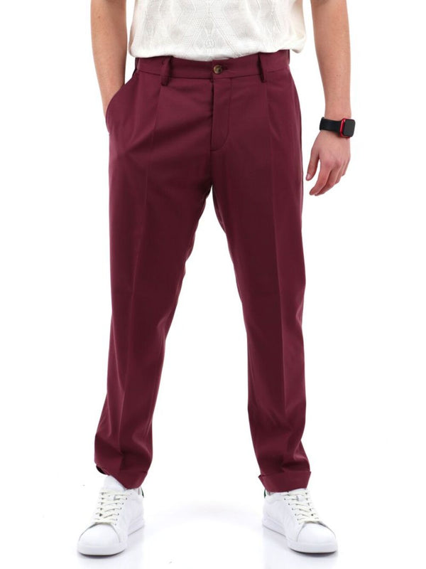 DANIELE ALESSANDRINI Pantalone Uomo Mod. DUPL0009 PL0072 5003 Bordeau
