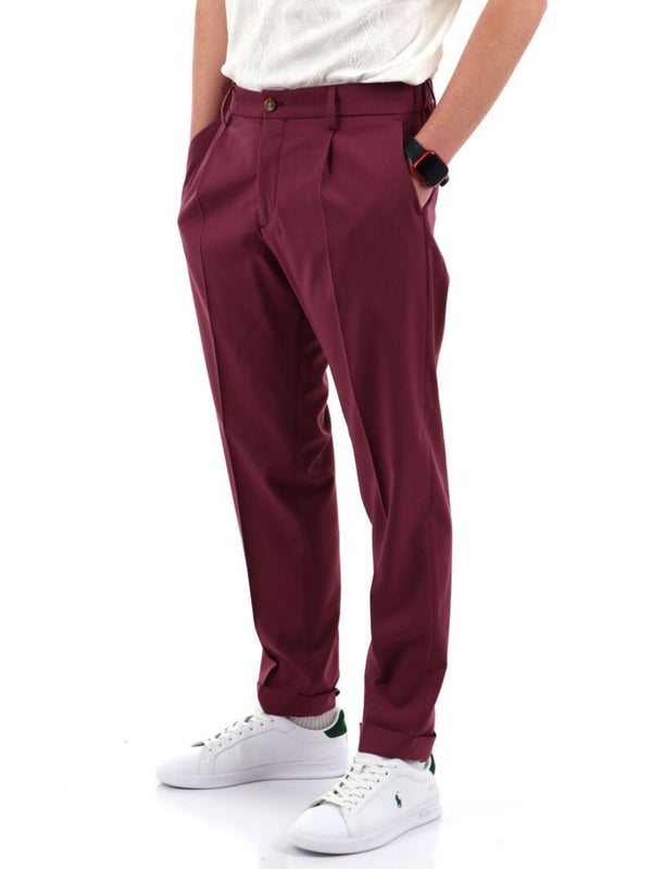 DANIELE ALESSANDRINI Pantalone Uomo Mod. DUPL0009 PL0072 5003 Bordeau
