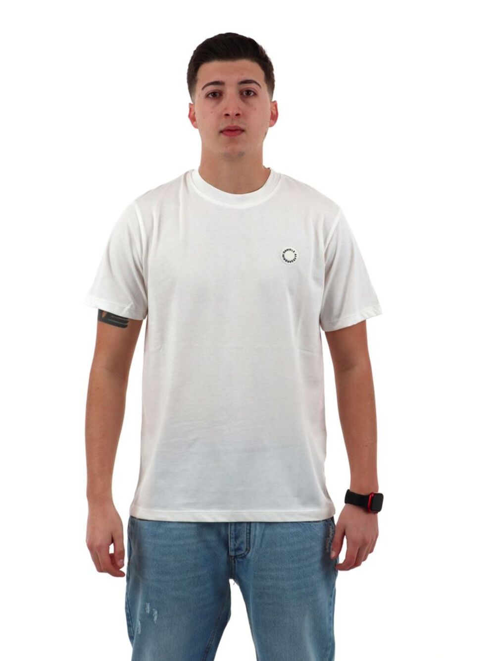 DANIELE ALESSANDRINI T-shirt Uomo Mod. DUTC0028 JCO0480 1000 Bianco