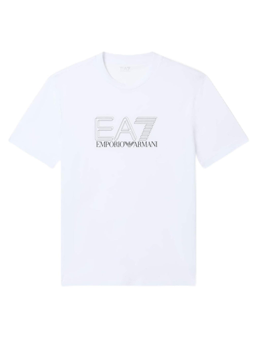Ea7 Emporio Armani T-shirt Uomo Mod. 7M001307 AF10375 U0002 Bianco