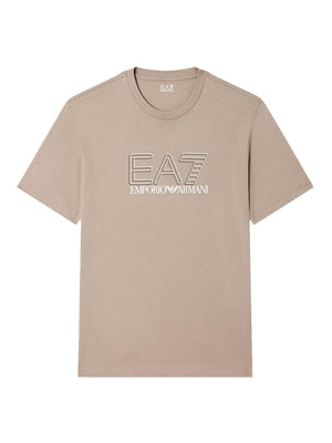 Ea7 Emporio Armani T-shirt Uomo Mod. 7M001307 AF10375 U6167 Beige