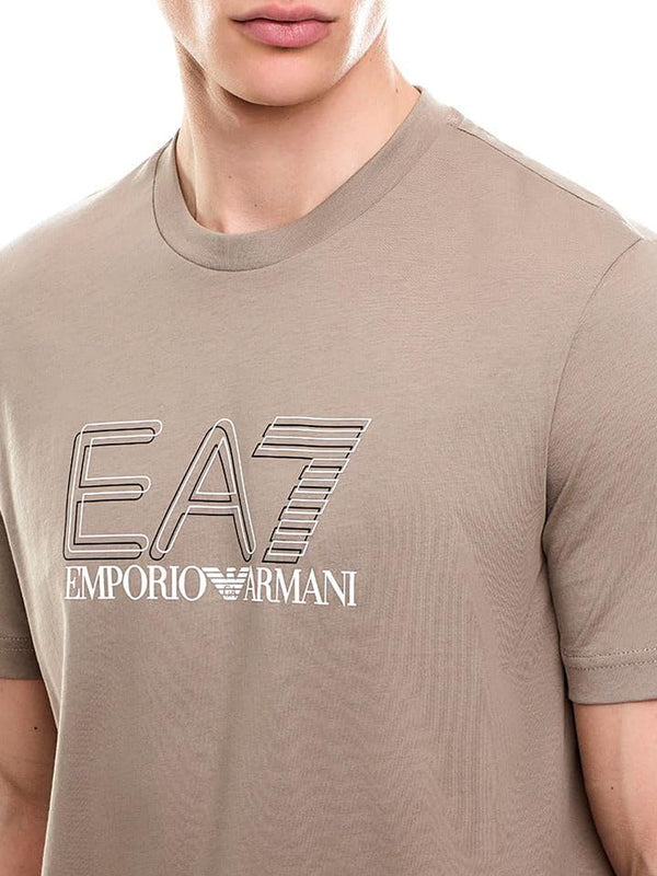 Ea7 Emporio Armani T-shirt Uomo Mod. 7M001307 AF10375 U6167 Beige
