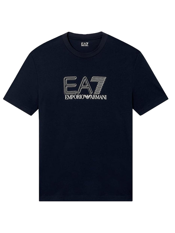 Ea7 Emporio Armani T-shirt Uomo Mod. 7M001307 AF10375 UB102 Blu