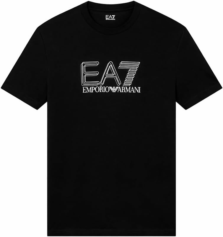Ea7 Emporio Armani T-shirt Uomo Mod. 7M001307 AF10375 UC001 Nero
