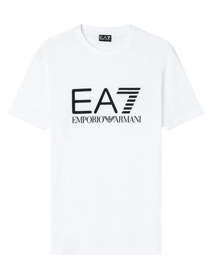 Ea7 Emporio Armani T-shirt Uomo Mod. 7M001412 AF22264 U0002 Bianco