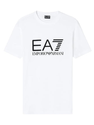 Ea7 Emporio Armani T-shirt Uomo Mod. 7M001412 AF22264 U0002 Bianco