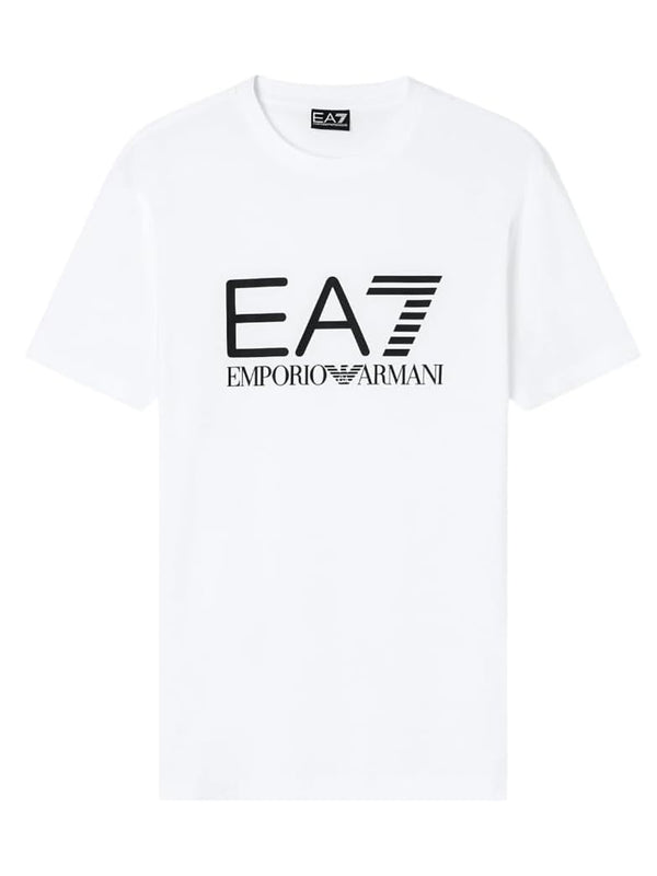 Ea7 Emporio Armani T-shirt Uomo Mod. 7M001412 AF22264 U0002 Bianco