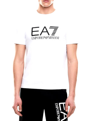Ea7 Emporio Armani T-shirt Uomo Mod. 7M001412 AF22264 U0002 Bianco