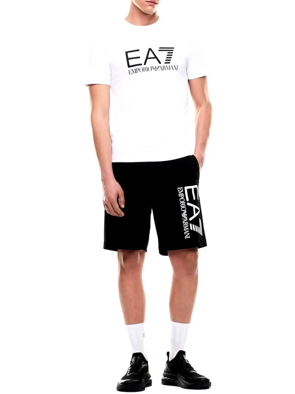 Ea7 Emporio Armani T-shirt Uomo Mod. 7M001412 AF22264 U0002 Bianco