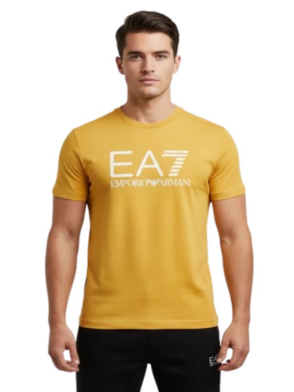 Ea7 Emporio Armani T-shirt Uomo Mod. 7M001412 AF22264 U2102 Giallo