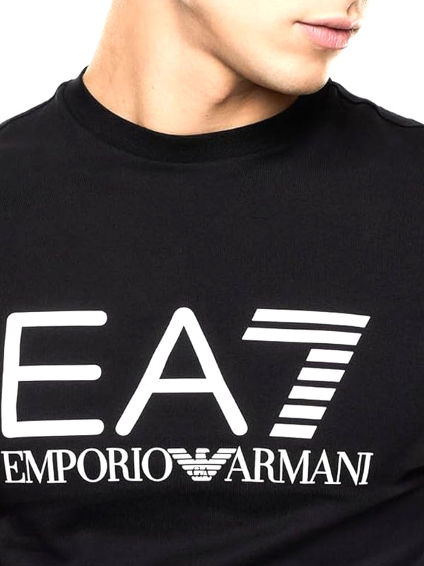 Ea7 Emporio Armani T-shirt Uomo Mod. 7M001412 AF22264 UC001 Nero