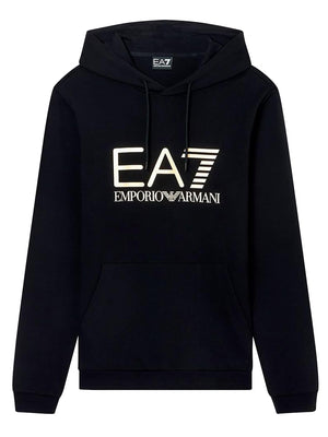 Ea7 Emporio Armani Felpa Zip Uomo Mod. 7M001413 AF22266 MC004 Nero