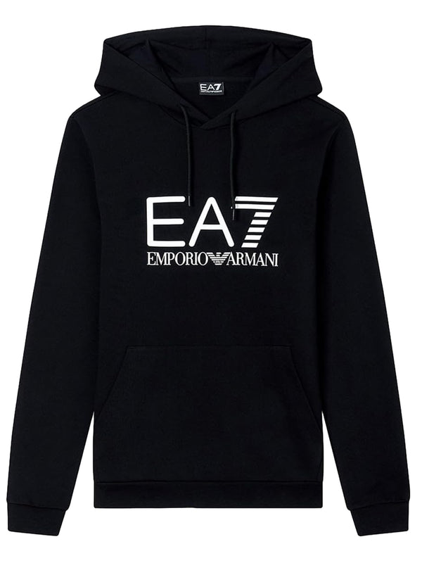 Ea7 Emporio Armani Felpa Zip Uomo Mod. 7M001413 AF22266 UC001 Nero