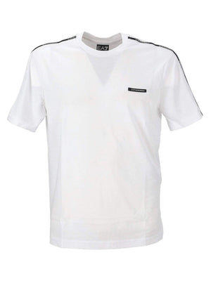 Ea7 Emporio Armani T-shirt Uomo Mod. 7M001476 AF10375 U0002 Bianco