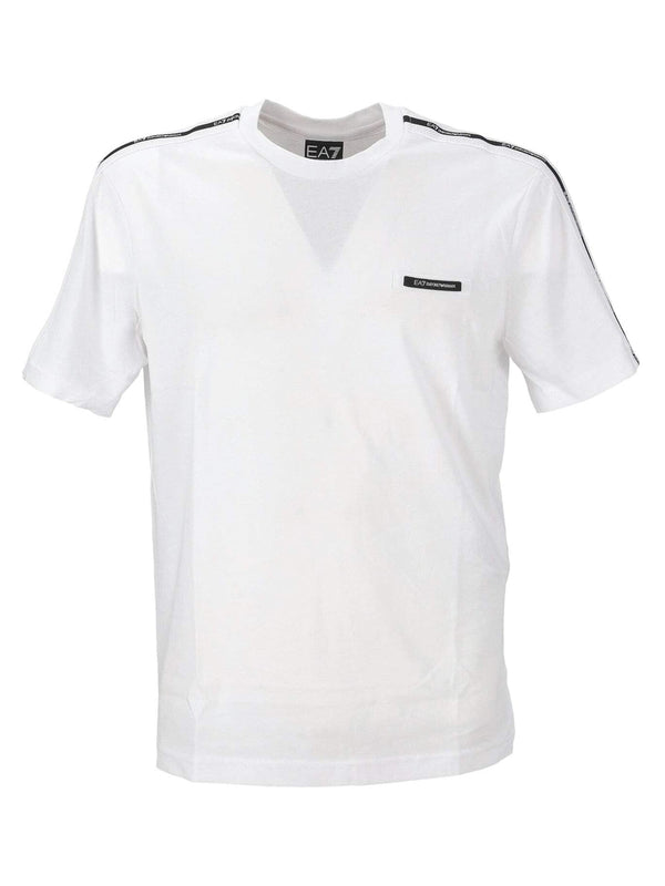 Ea7 Emporio Armani T-shirt Uomo Mod. 7M001476 AF10375 U0002 Bianco