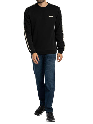 Ea7 Emporio Armani Felpa Girocollo Uomo Mod. 7M001478 AF12660 UC001 Nero