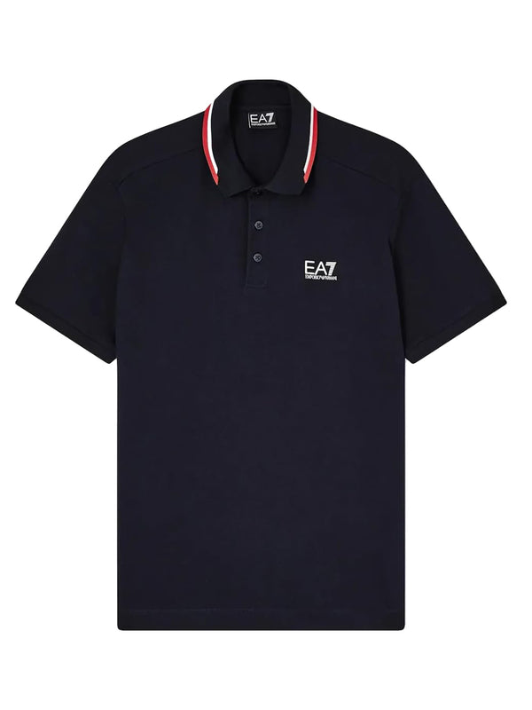 Ea7 Emporio Armani Polo Manica Corta Uomo Mod. 7M001604 AF13511 UB102 Blu