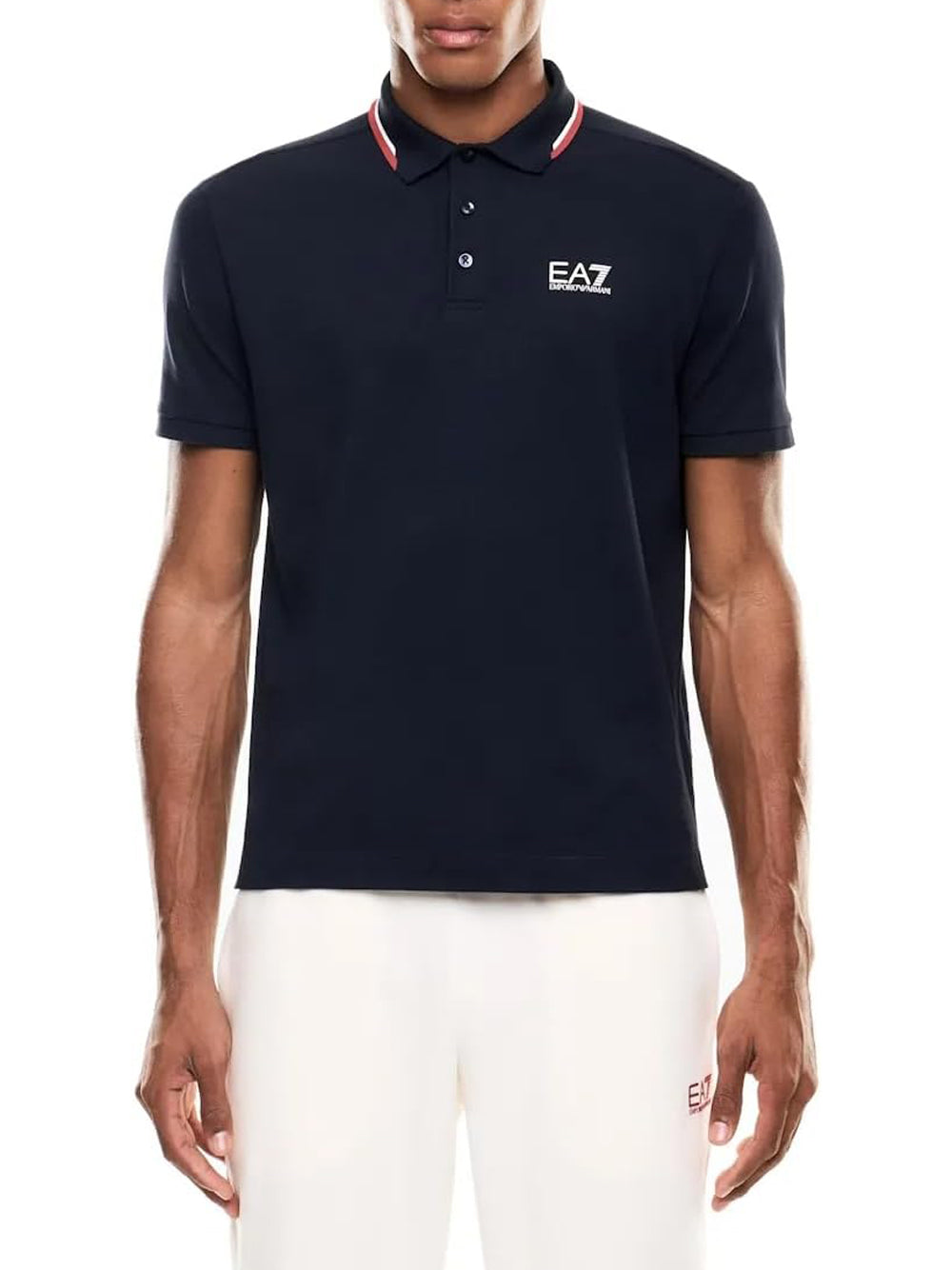 Ea7 Emporio Armani Polo Manica Corta Uomo Mod. 7M001604 AF13511 UB102 Blu