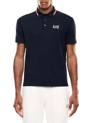 Ea7 Emporio Armani Polo Manica Corta Uomo Mod. 7M001604 AF13511 UB102 Blu