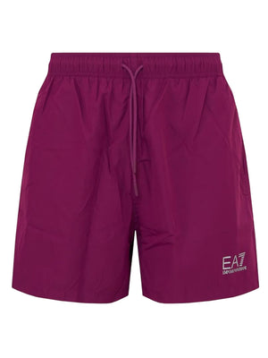 Ea7 Emporio Armani Short Mare Uomo Mod. 7M001677 AF13019 MA086 Bordeau